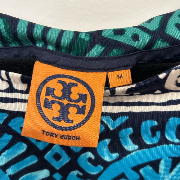 Tory Burch Geometric Silk Dress - Picture 2 of 8